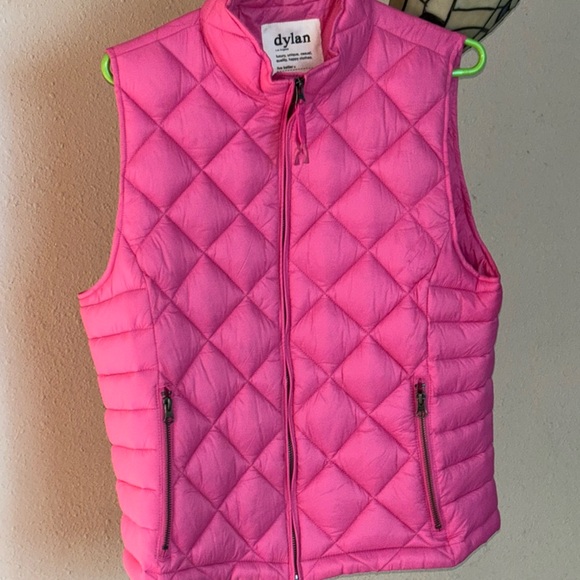 dylan Jackets & Blazers - PINK PUFFER VEST NWT